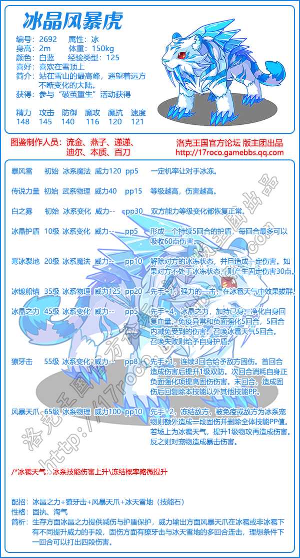 洛克王国冰晶风暴虎技能图鉴_http://www.chuanqi2006.com_游戏攻略_第2张