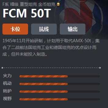 坦克世界F系重坦FCM 50T介绍_http://www.chuanqi2006.com_游戏攻略_第1张