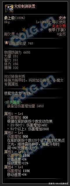 DNF105级史诗套装选择指南_http://www.chuanqi2006.com_游戏攻略_第12张